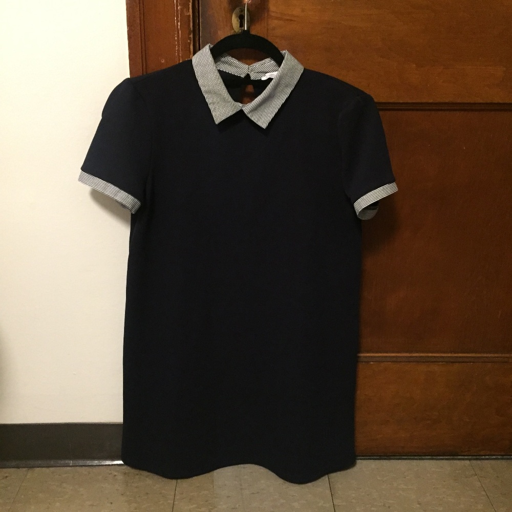 Zara Navy Blue Dress